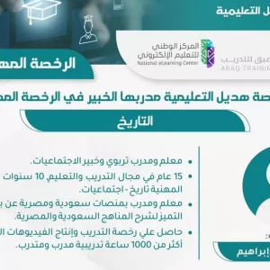 دورة الرخصة المهنية التعليمية في التاريخ